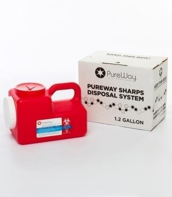 1.2-gallon disposal bin