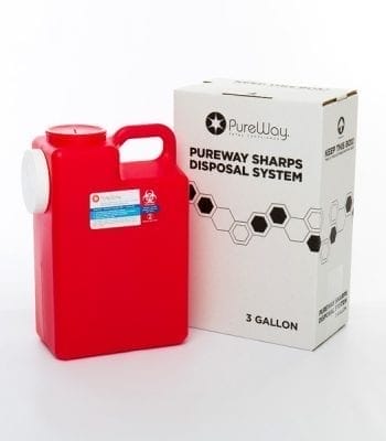 3-gallon disposal bin